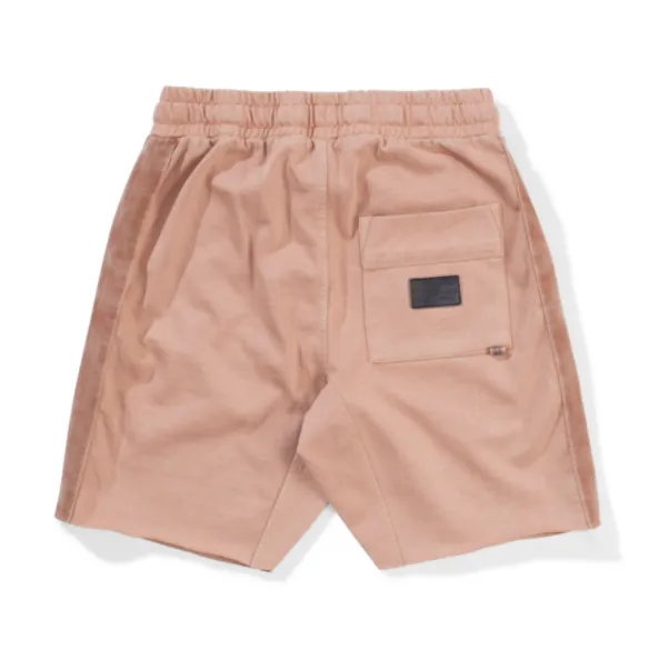 Munster Kids - Kewell Track Shorts in Washed Fawn
