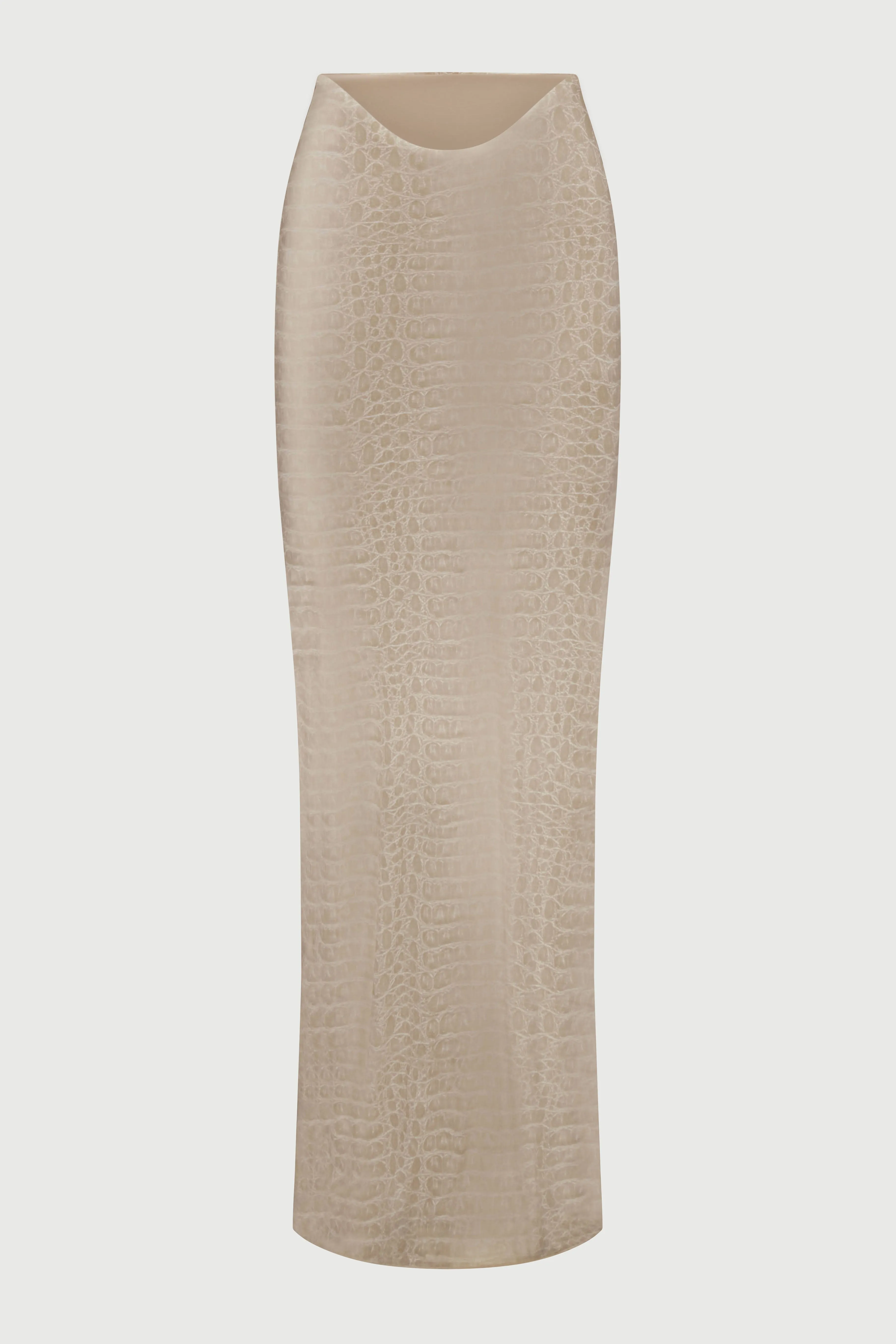 Naked Animal Print Maxi Skirt
