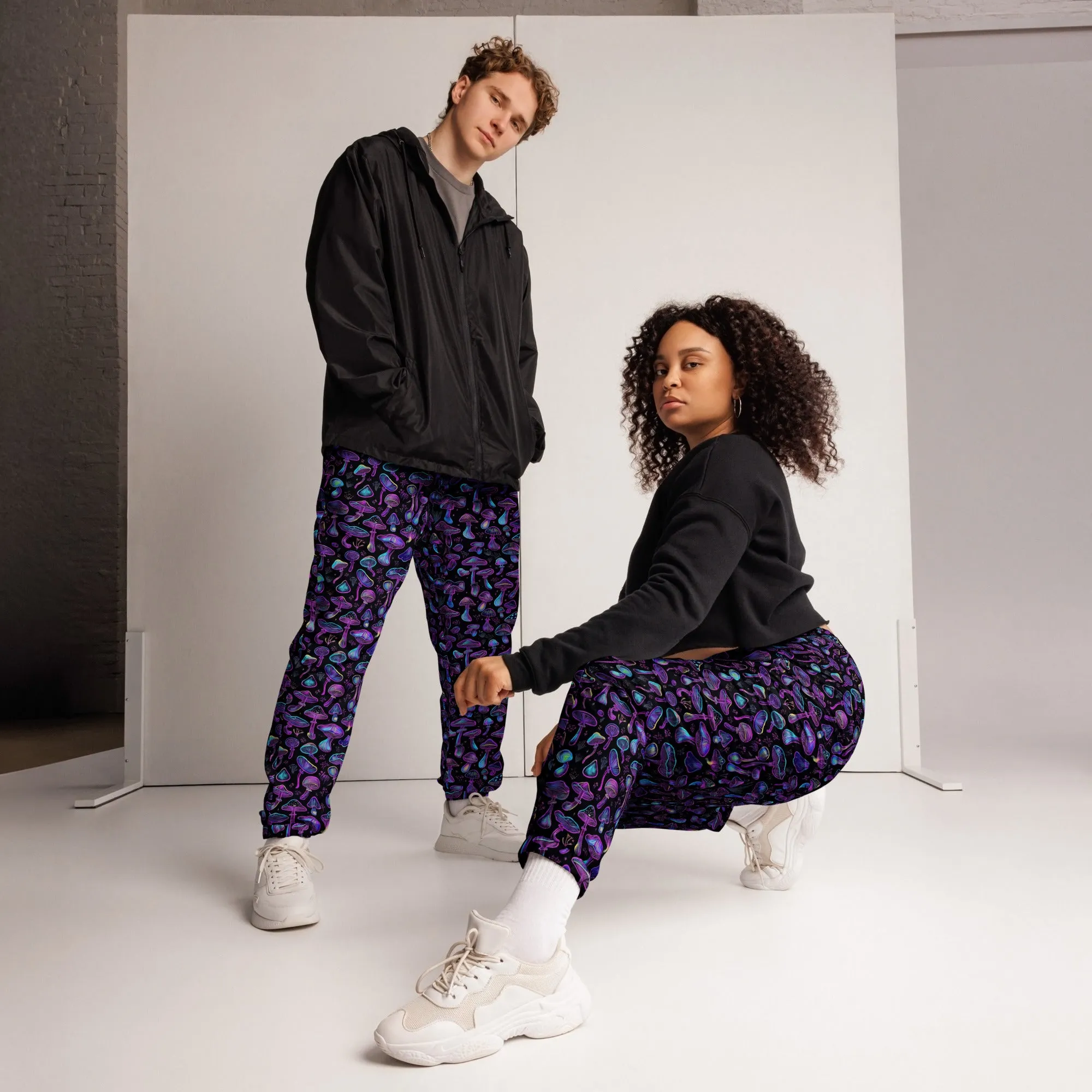 Neon Mushroom Track Pants