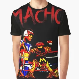 "Hector 'Macho' Camacho Graphic T-Shirt for Boxing Fans"
