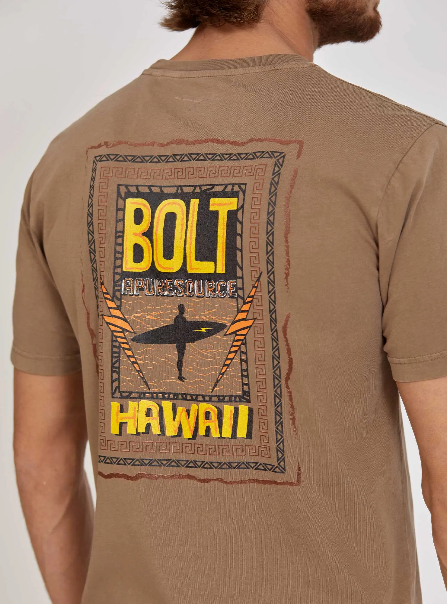 REGULAR T-SHIRT WITH FRONT AND BACK PRINT