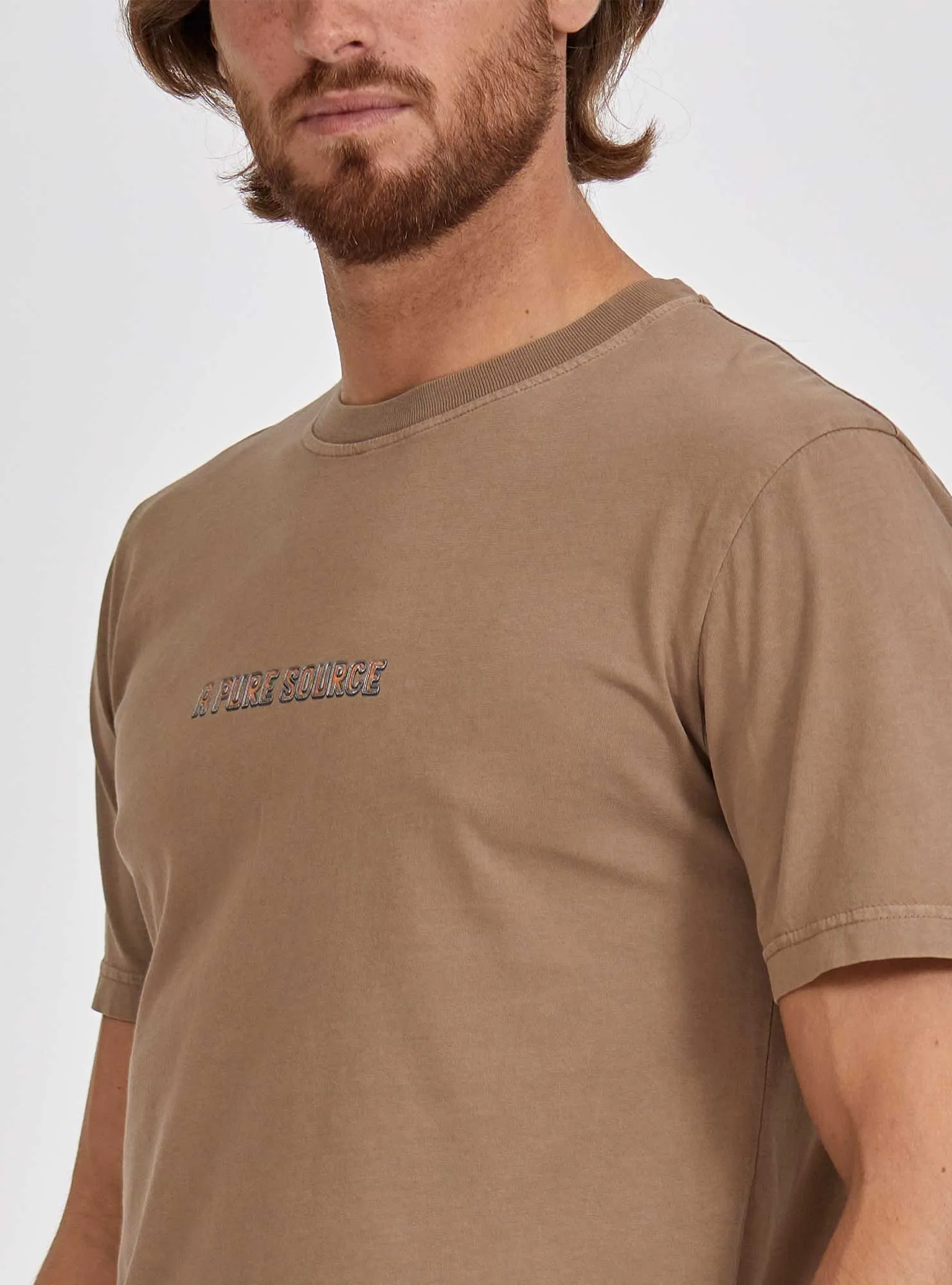 REGULAR T-SHIRT WITH FRONT AND BACK PRINT