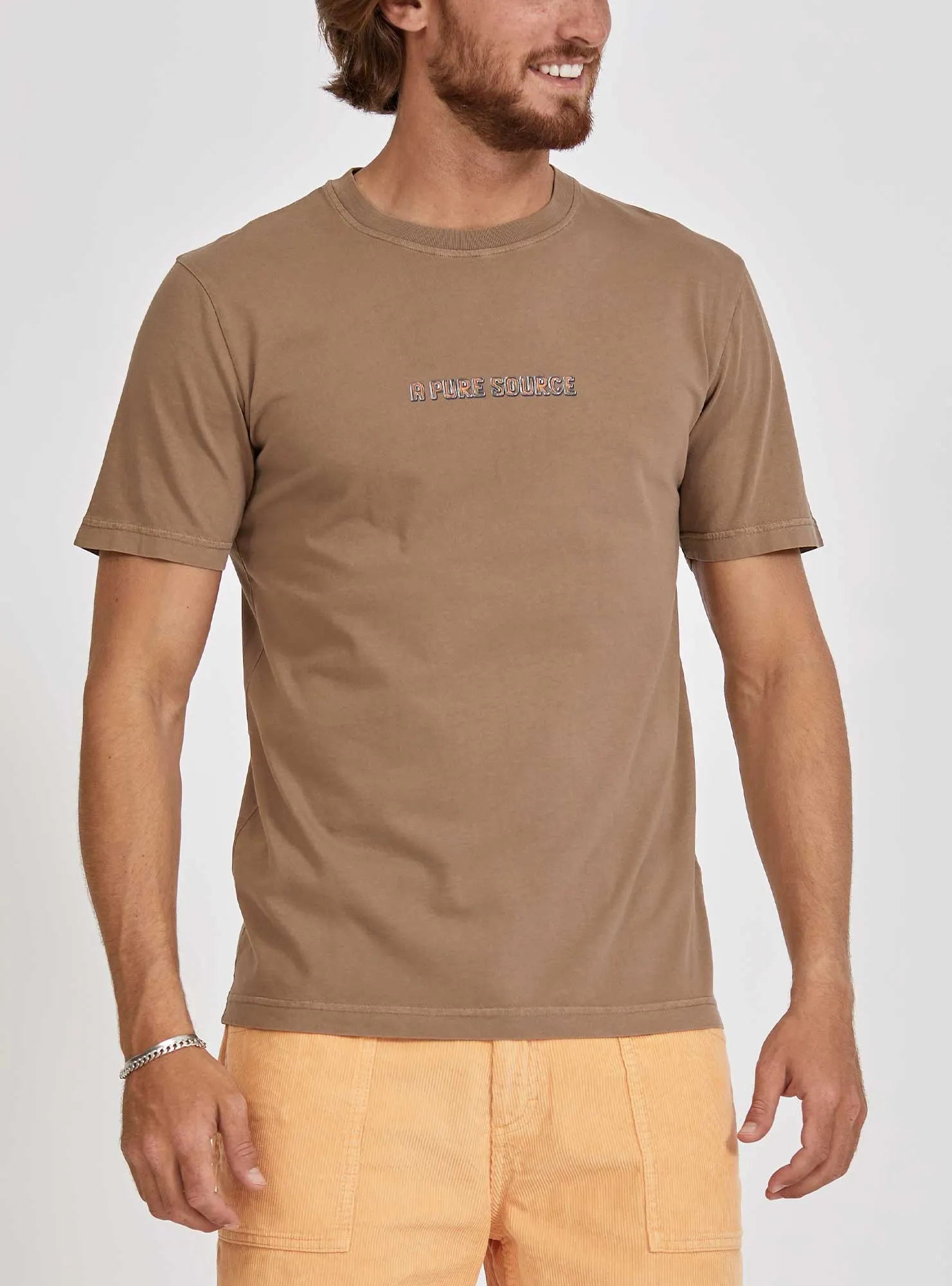 REGULAR T-SHIRT WITH FRONT AND BACK PRINT
