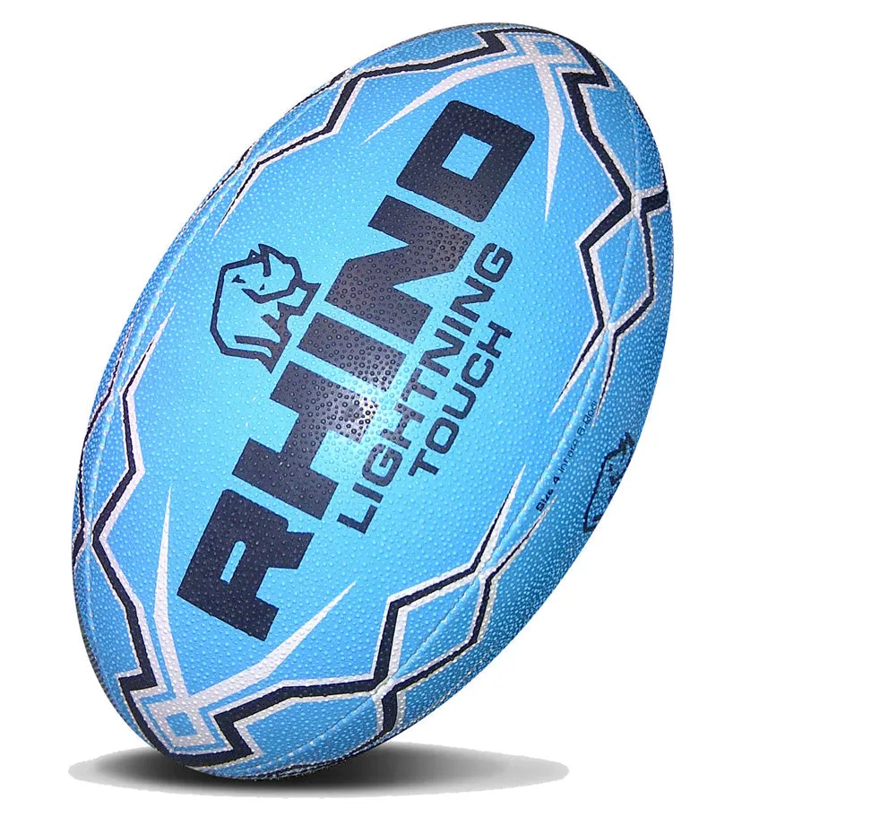Rhino Lightning Touch Rugby Ball