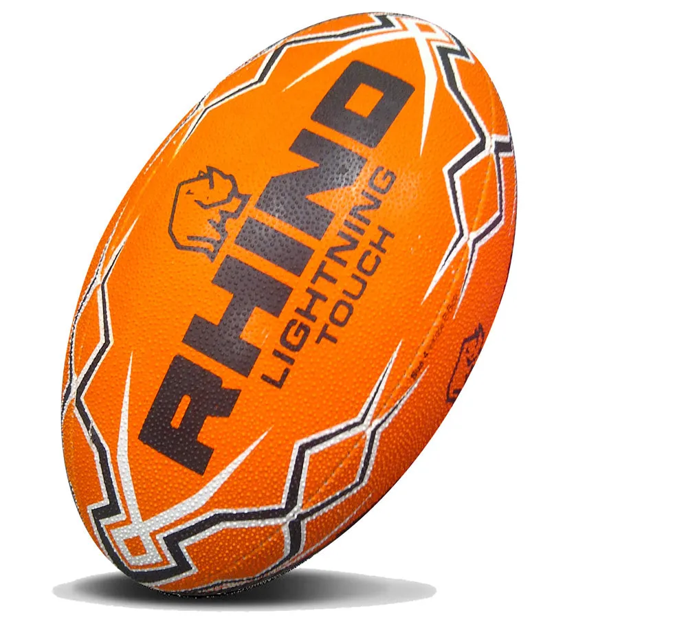 Rhino Lightning Touch Rugby Ball