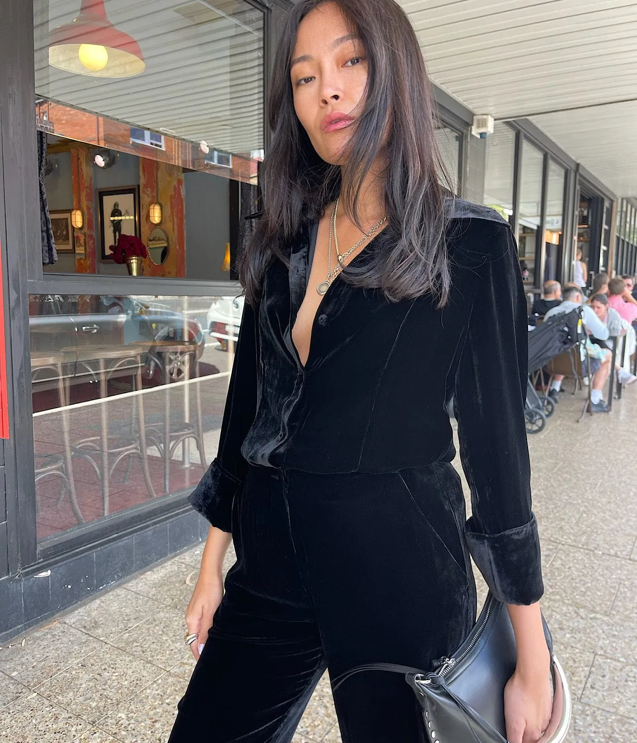 ROSIANNAS SHIRT- BLACK