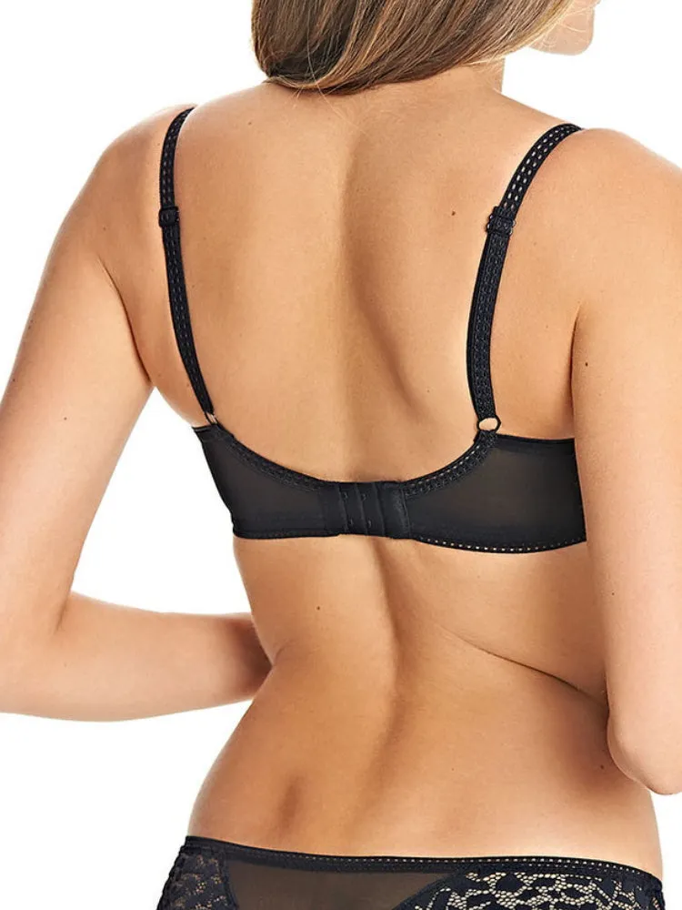 Soiree Lace Plunge Bra - Black