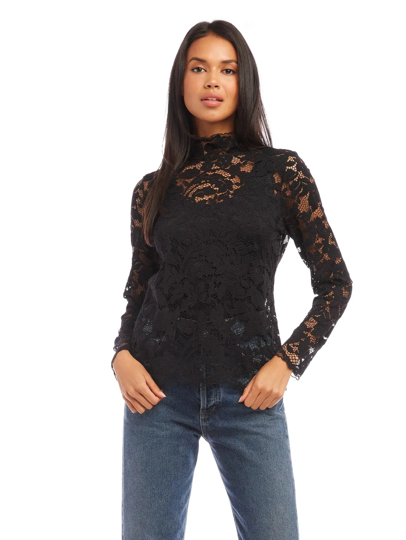 Stretch Lace Top