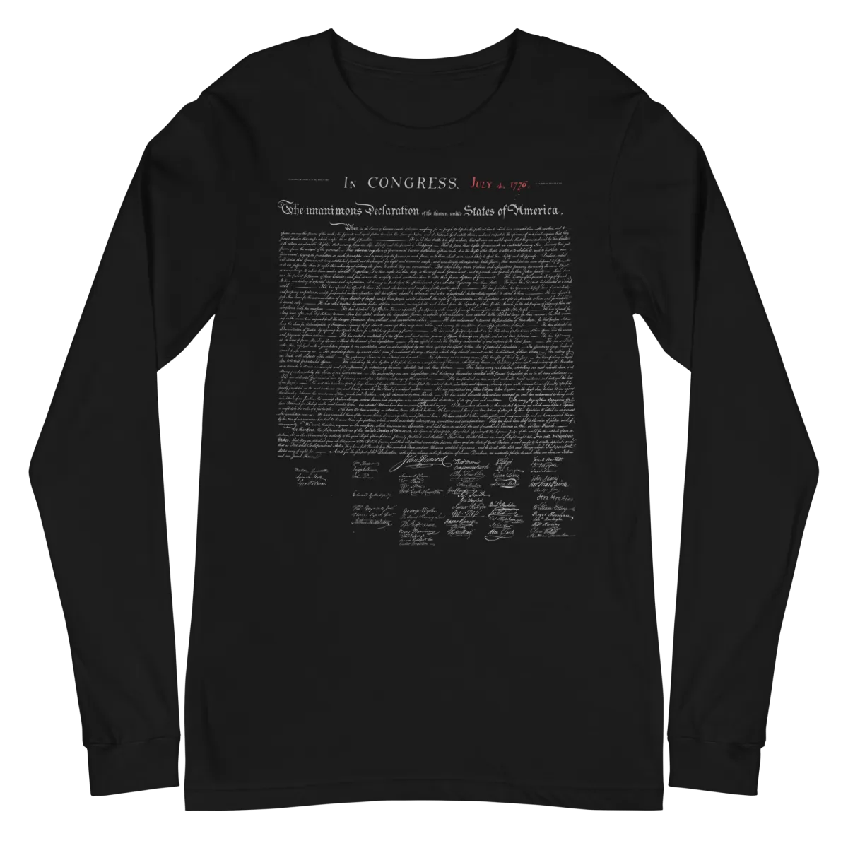 The Declaration Long Sleeve Tee