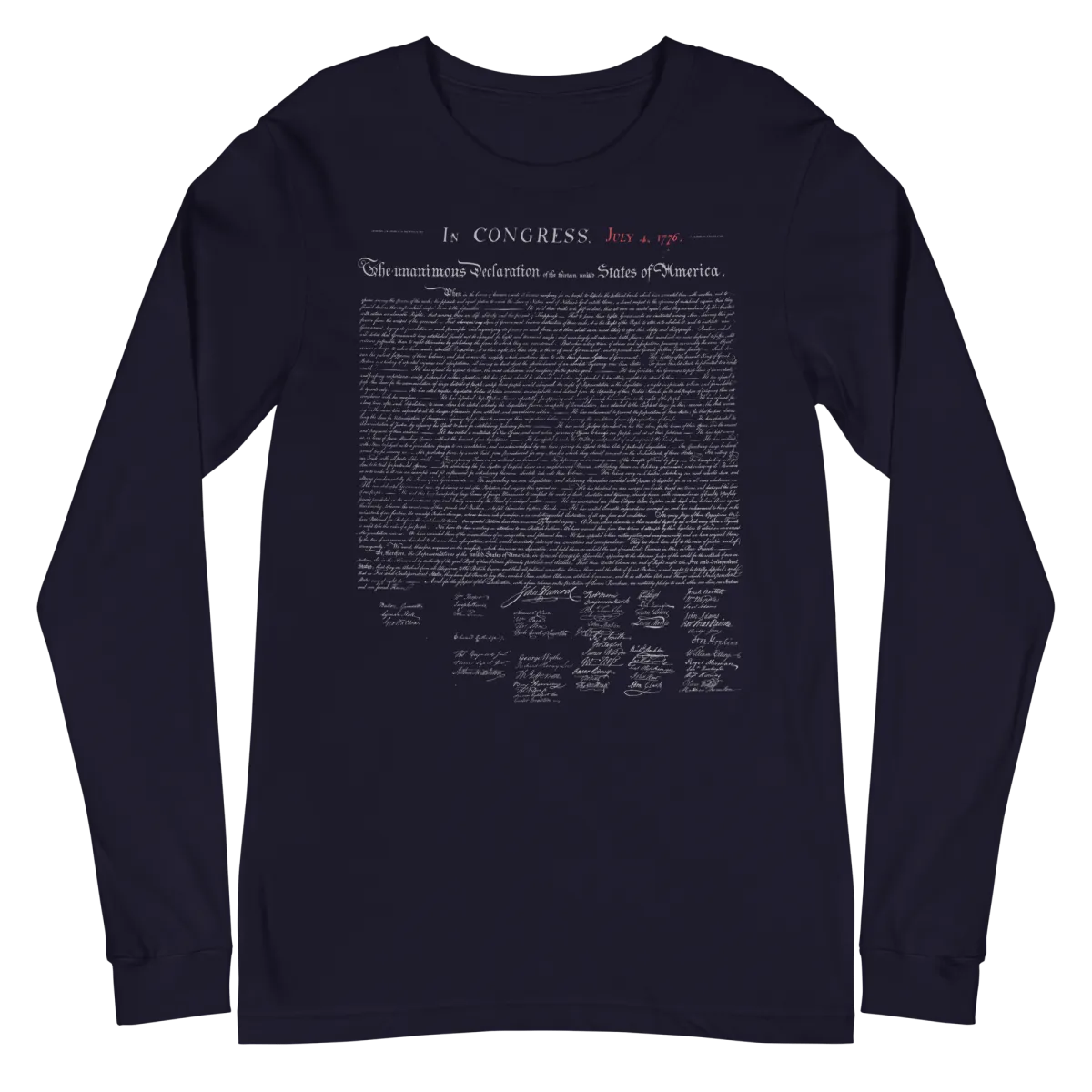 The Declaration Long Sleeve Tee