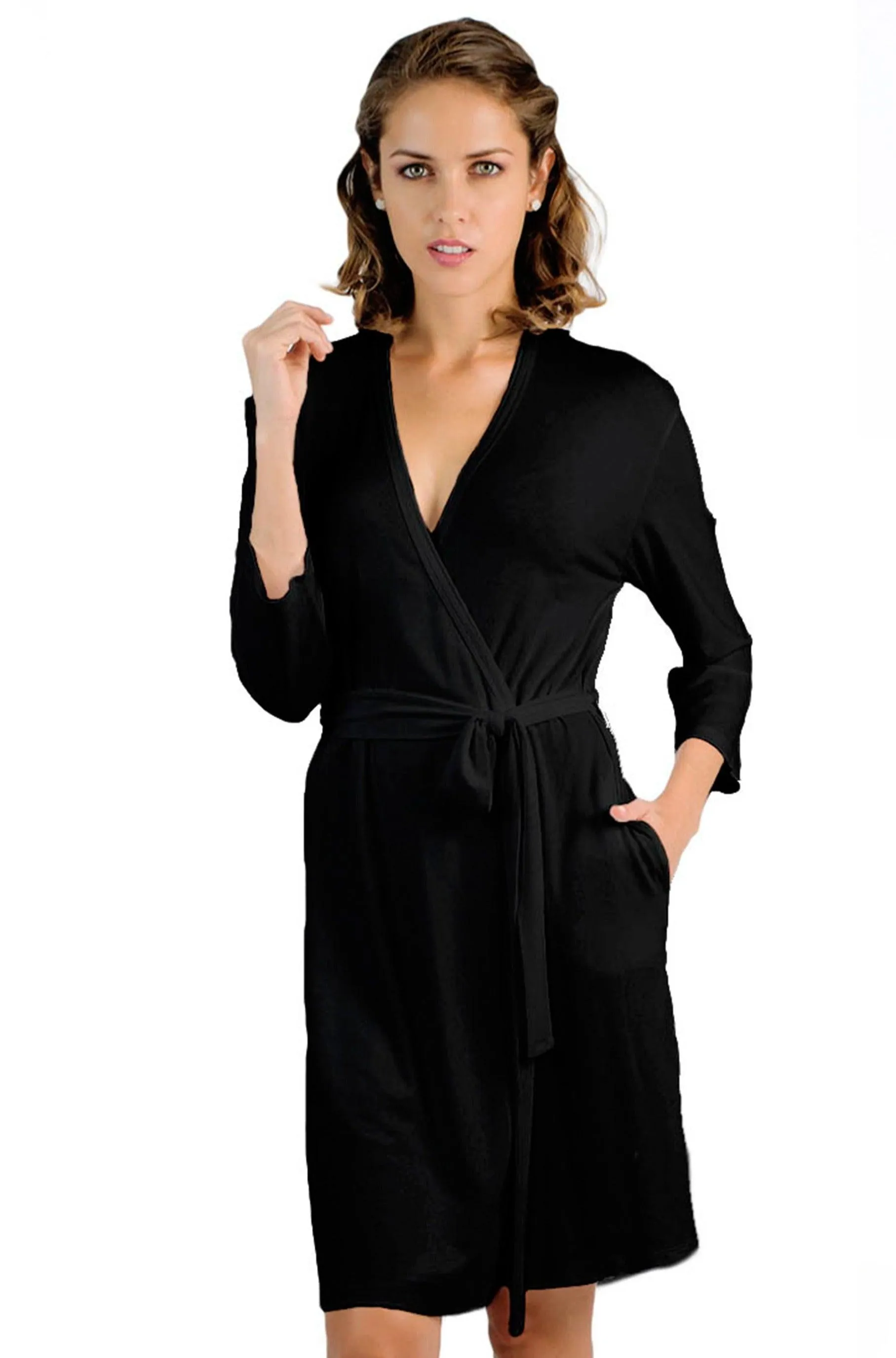 Three Quarter Sleeve Robe