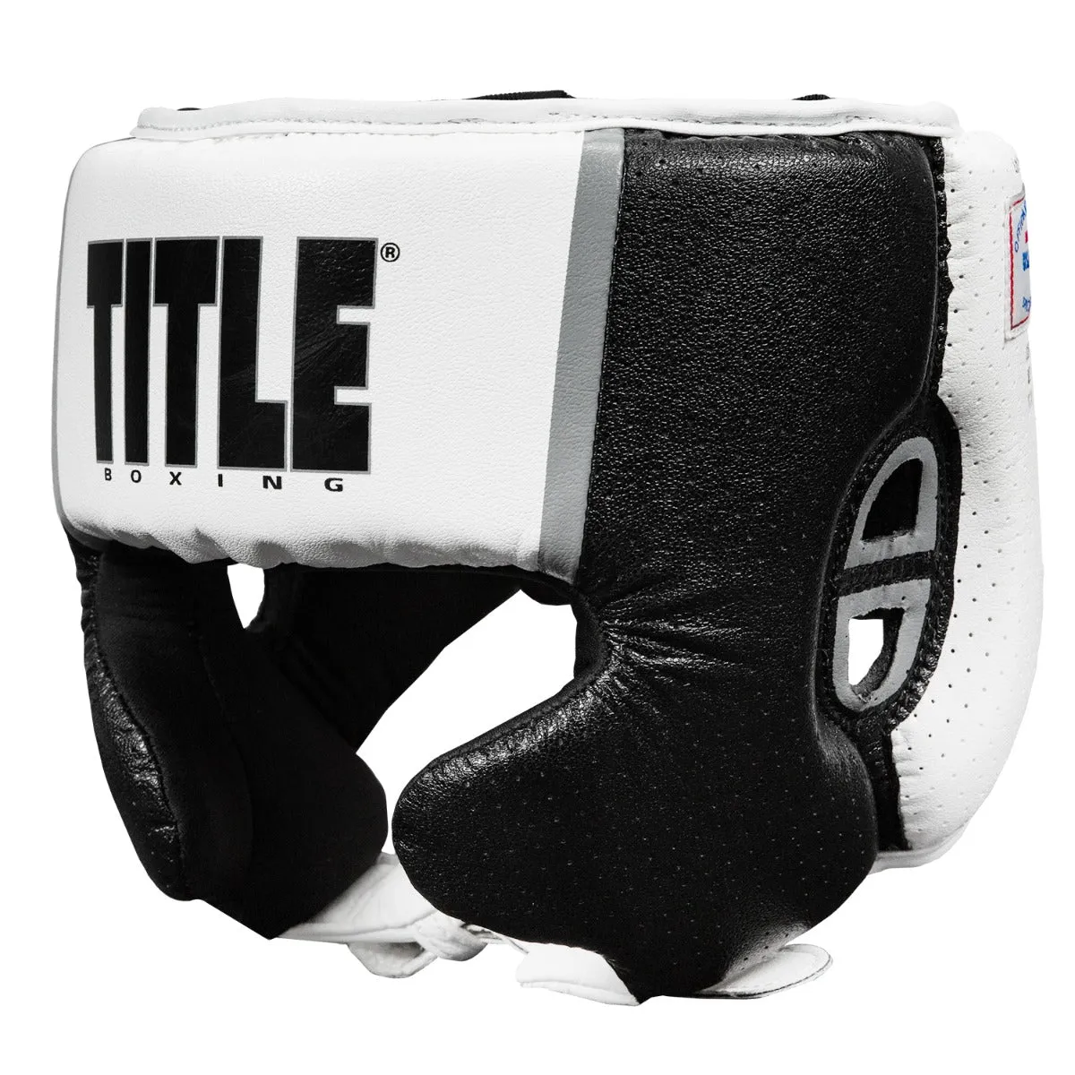 TITLE Boxing Aerovent Elite USA Boxing Competition Headgear – With Cheeks
