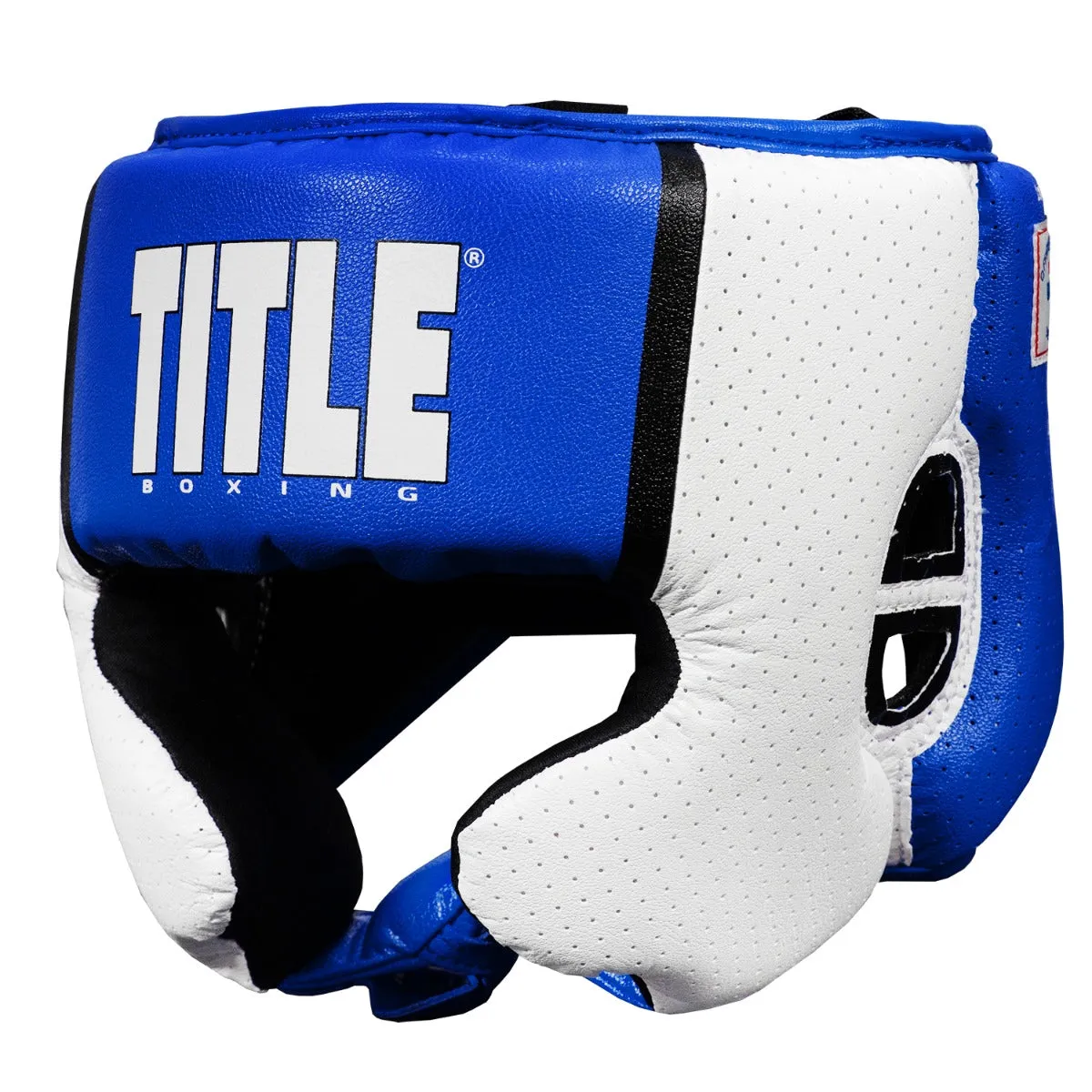 TITLE Boxing Aerovent Elite USA Boxing Competition Headgear – With Cheeks