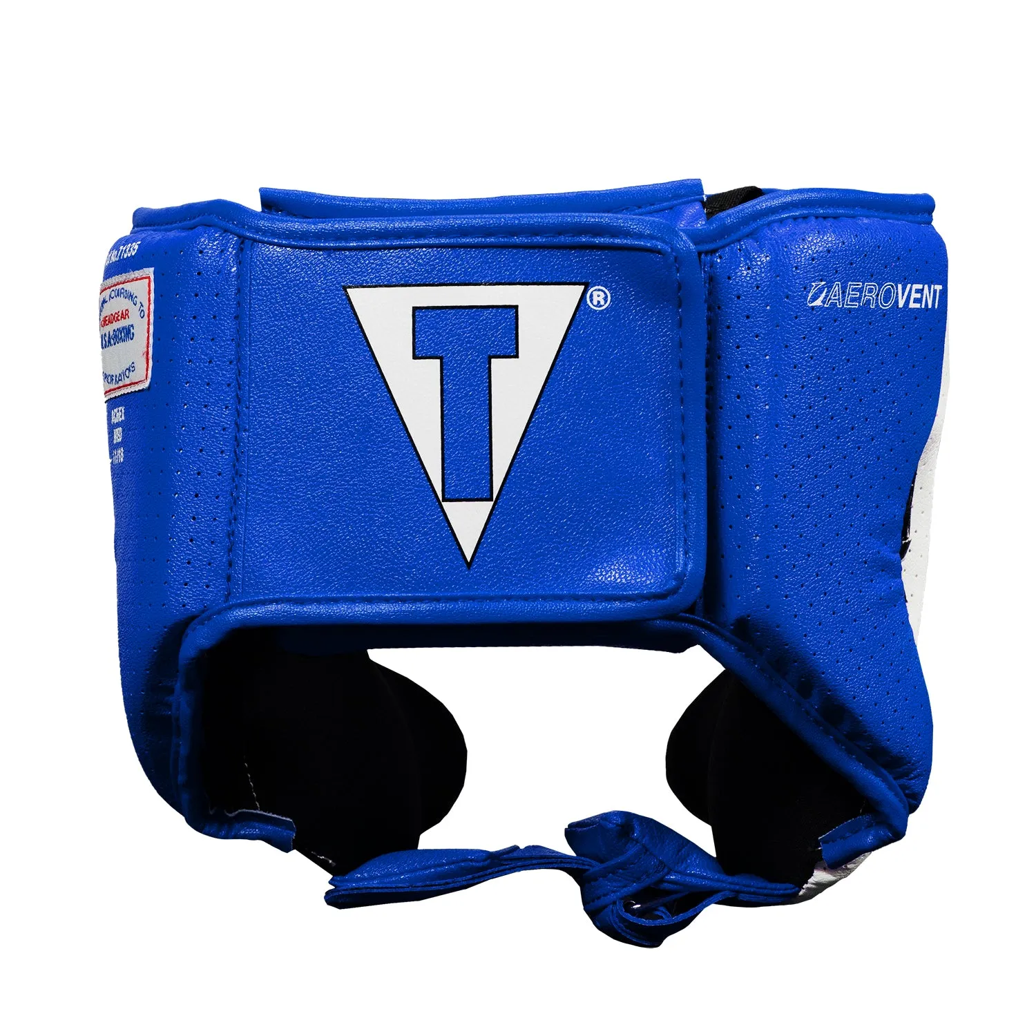 TITLE Boxing Aerovent Elite USA Boxing Competition Headgear – With Cheeks