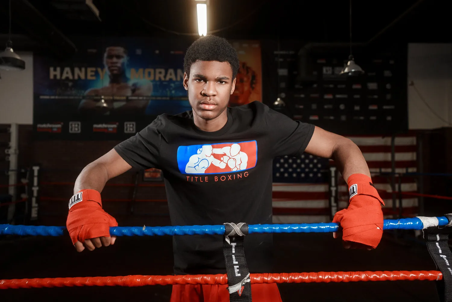 TITLE Boxing RWB Boxing Logo Tee
