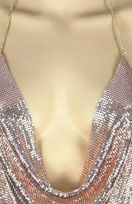 Top For Women For Parties. Sexy Sequin Top For Women