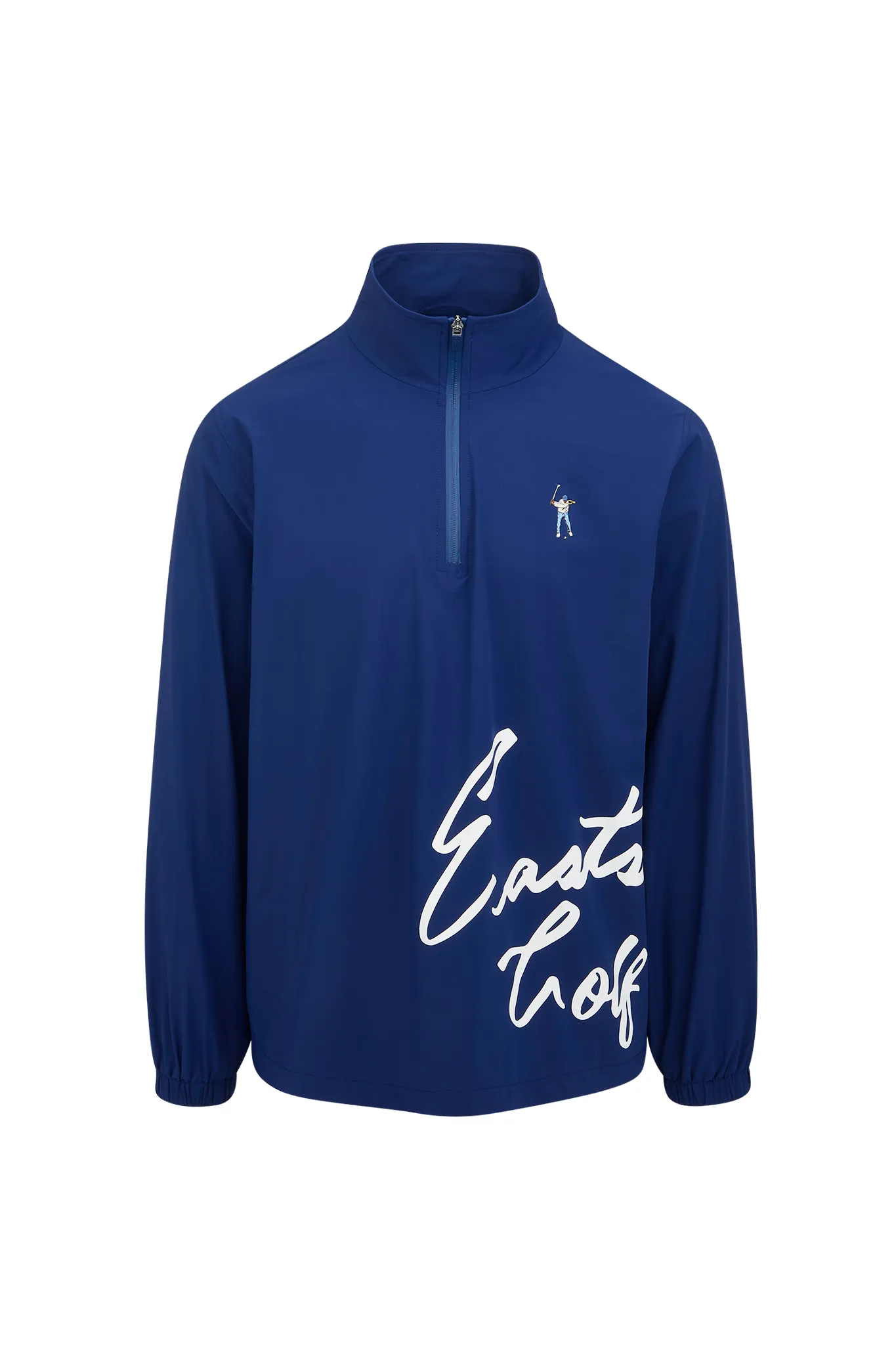 True Navy Men's Quarter Zip Windbreaker