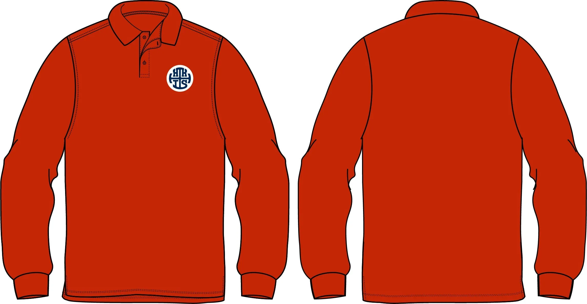 Unisex Polo Shirt - Long Sleeve #2