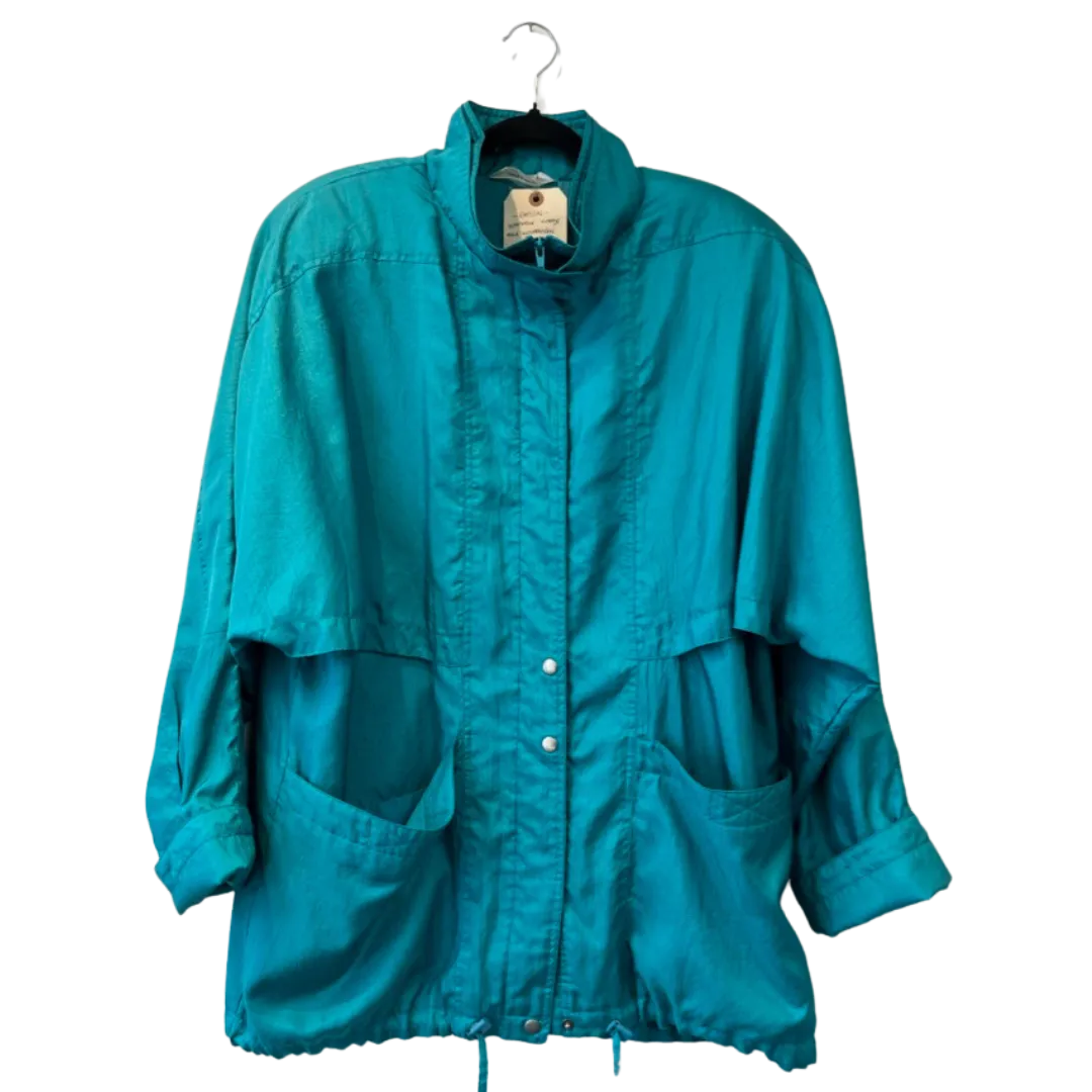 vintage teal windbreaker - 18