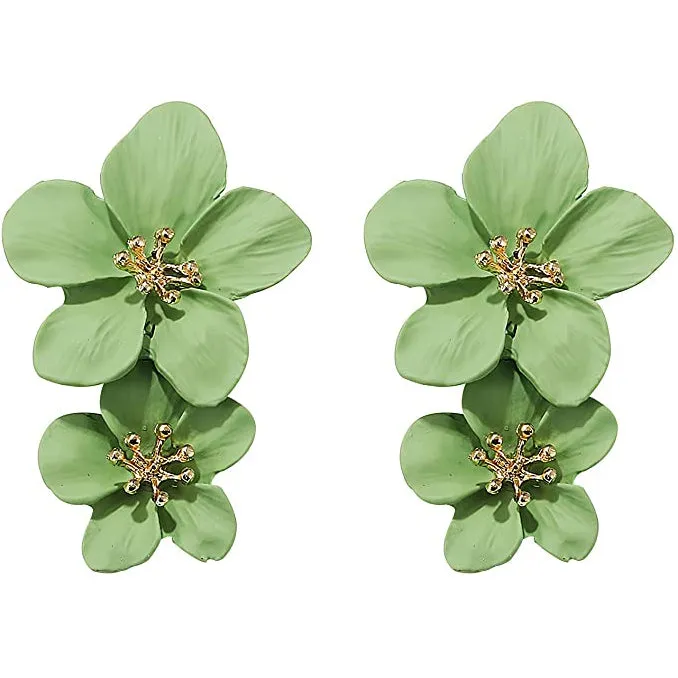 Women's Boho Flower Shaped Daisy Stud Earrings