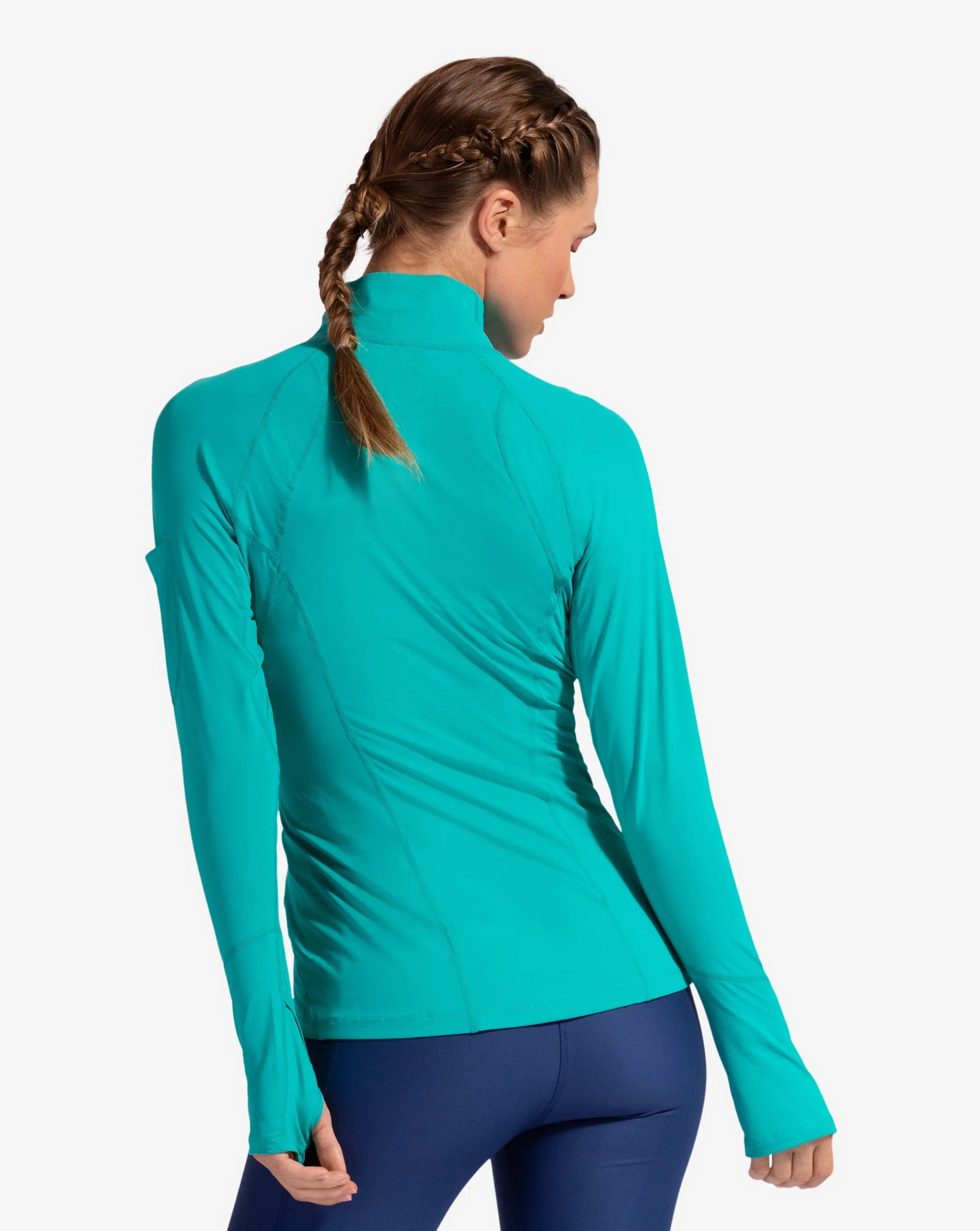 WOMEN'S MOCK ZIP TOP (3001)